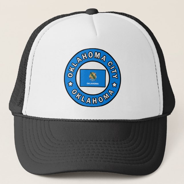 Oklahoma City Oklahoma Trucker Hat (Front)