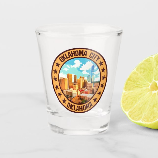 Oklahoma City                                      Shot Glass (Front)