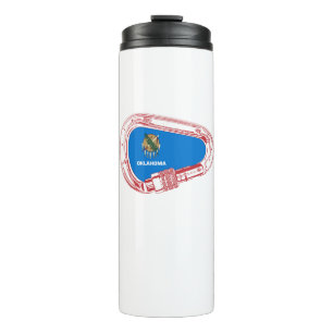 Oklahoma Climbing Carabiner Thermal Tumbler