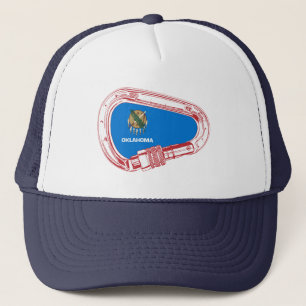 Oklahoma Climbing Carabiner Trucker Hat