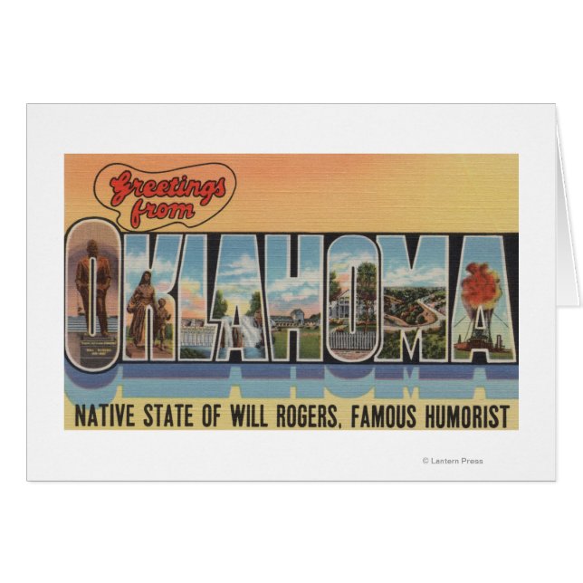 Oklahoma (État natal de Will Rodgers) (Devant horizontal)