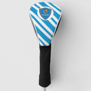 Oklahoma flag golf head cover