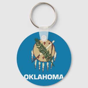 Oklahoma Flag Keychain
