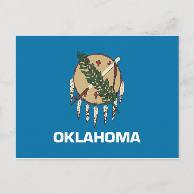 Oklahoma Flag Postcard (Front)