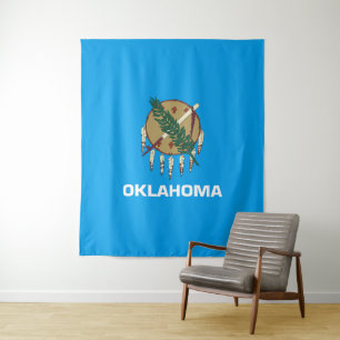 Oklahoma flag tapestry