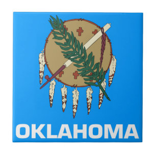 Oklahoma Flag Tile