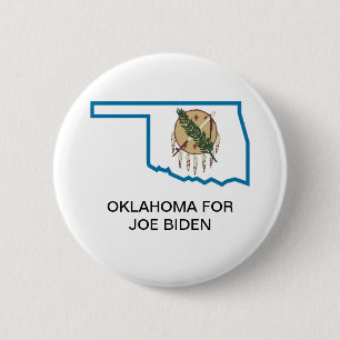 OKLAHOMA for JOE BIDEN Button