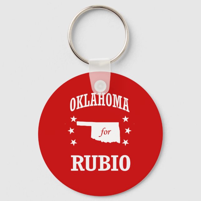 OKLAHOMA FOR RUBIO KEYCHAIN (Front)