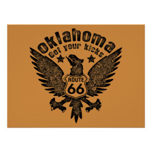 Oklahoma Get Your Kick Poster