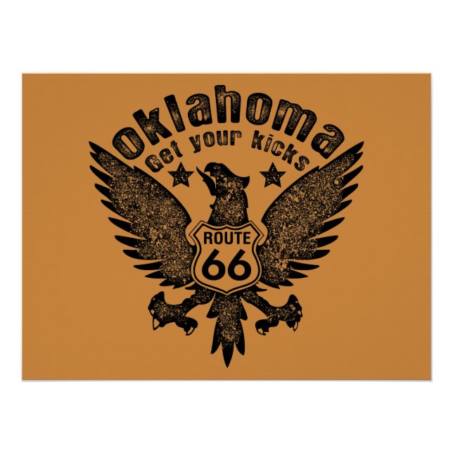 Oklahoma Get Your Kick Poster (Front)