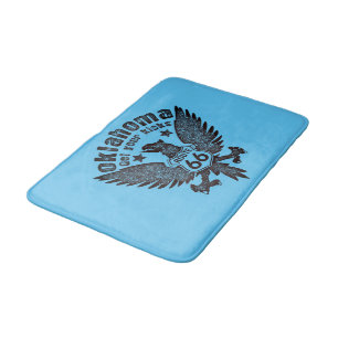 Oklahoma Get Your Kicks Bath Mat