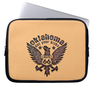Oklahoma Get Your Kicks Laptop Sleeve