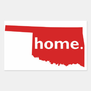 Oklahoma Home Sticker