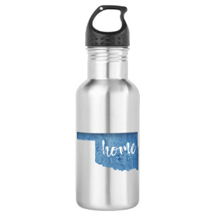 Oklahoma Home Wood Grain 532 Ml Water Bottle