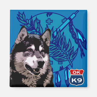 Oklahoma Husky Magnet