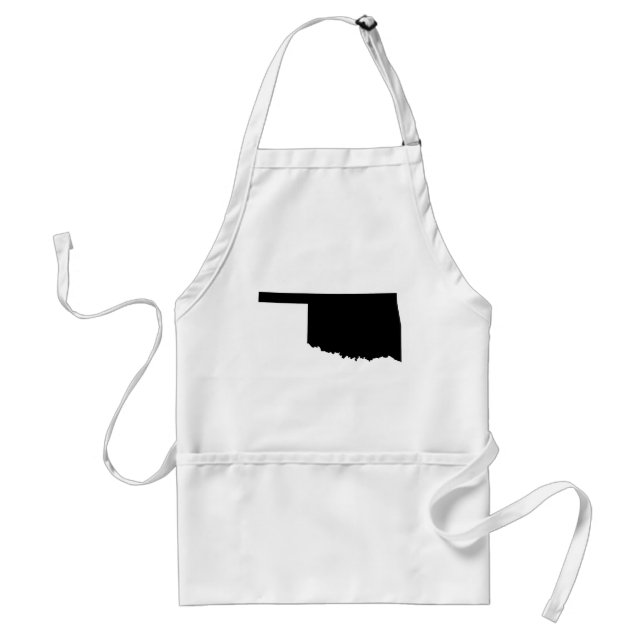 Oklahoma in Black and White Standard Apron (Front)