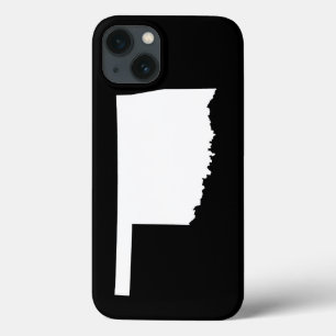 Oklahoma in White and Black iPhone 13 Case