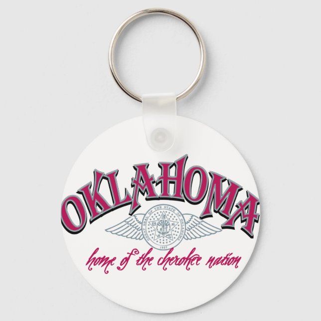Oklahoma Keychain (Front)