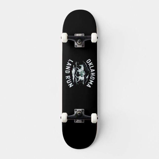 Oklahoma Land Ran Skateboard (Front)