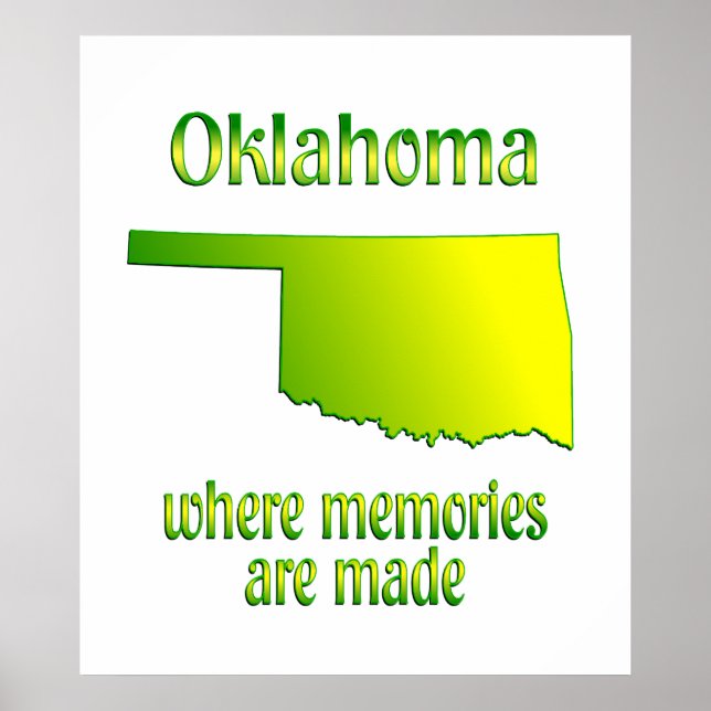 Oklahoma Memories Poster (Front)