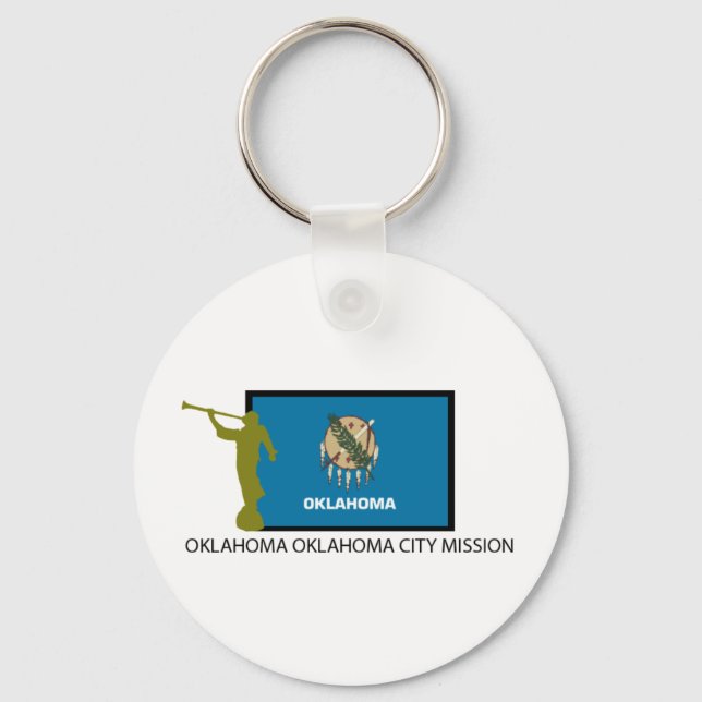 OKLAHOMA OKLAHOMA CITY MISSION LDS CTR KEYCHAIN (Front)