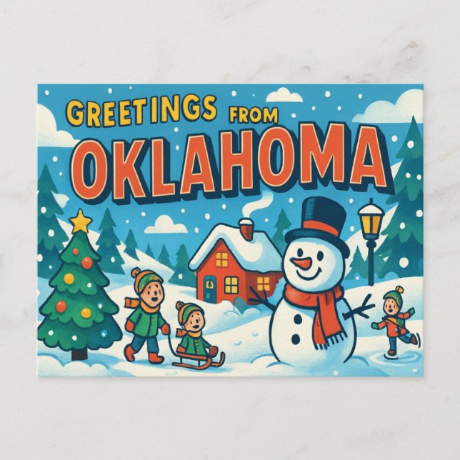 OKLAHOMA Postcard (Front)