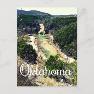 Oklahoma Postcard Turner Falls