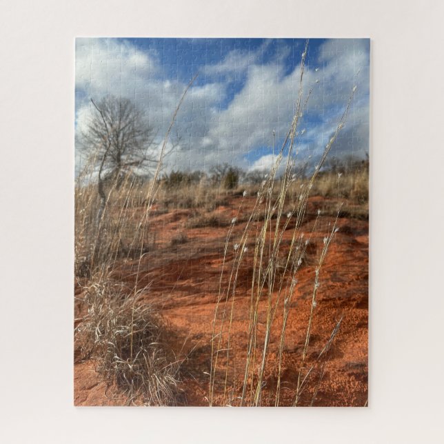 Oklahoma Prairie Puzzle (Splitbeard and Sandstone) (Vertical)