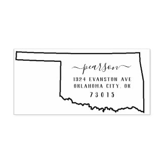 Oklahoma Return Address Stamp Self-Inking