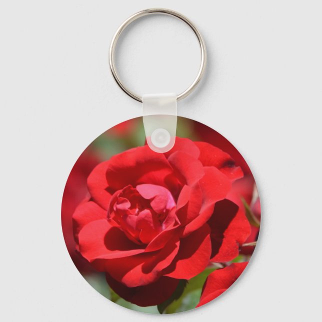 Oklahoma Rose Keychain (Front)