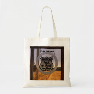 OKLAHOMA ROUTE 66 Grocery Tote Bag.