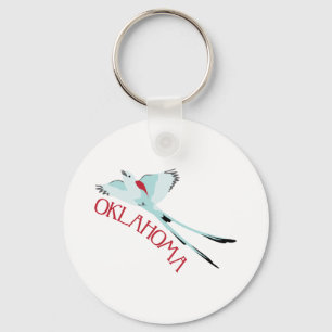 Oklahoma Scissortail Keychain
