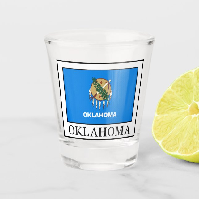 Oklahoma Shot Glass (Front)