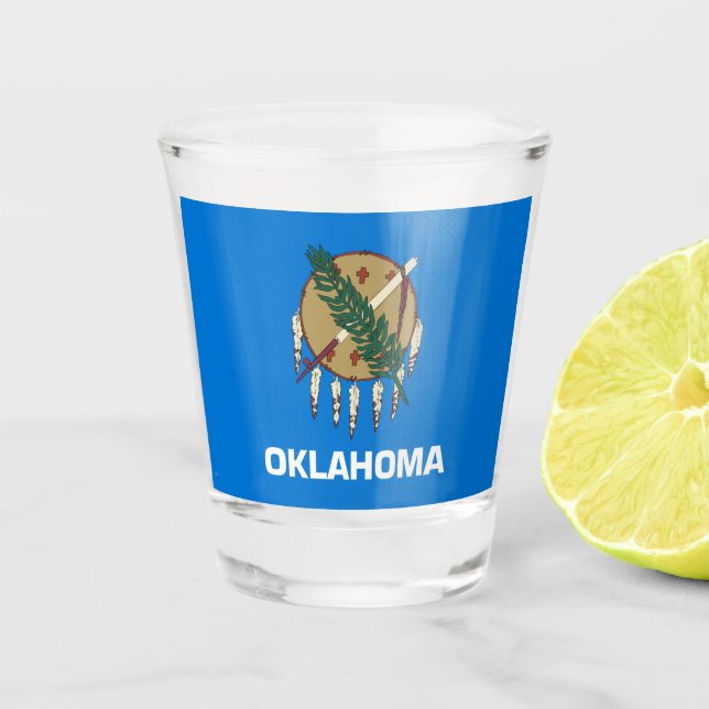 OKLAHOMA SHOT GLASS (Front)