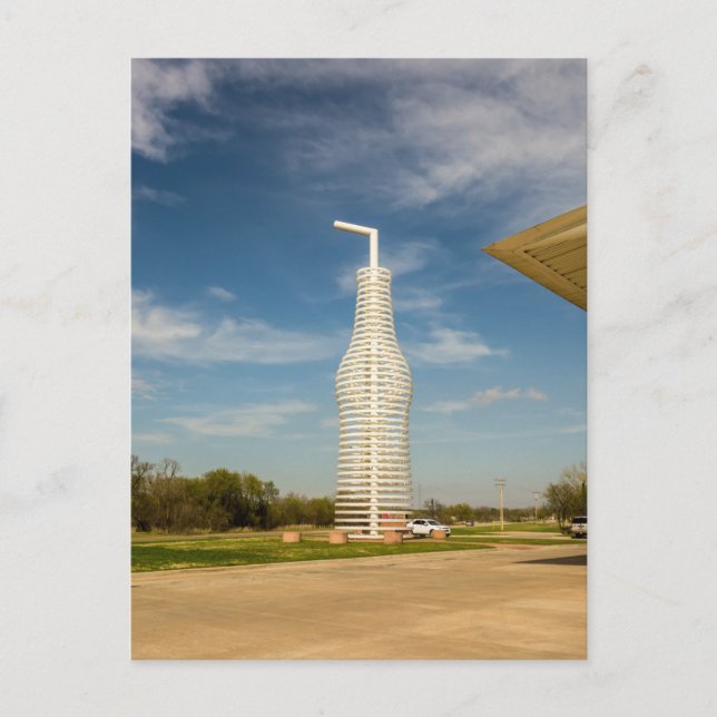 Oklahoma soda pop stop postcard (Front)