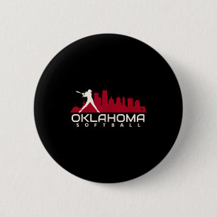Oklahoma softball city mod 2 inch round button