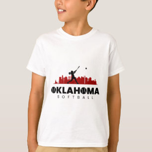 Oklahoma Softll Vintage Minimalist City Softll Lov T-Shirt