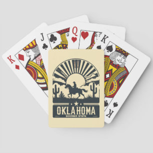 Oklahoma Sooner State Playing Cards
