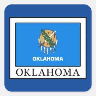 Oklahoma Square Sticker