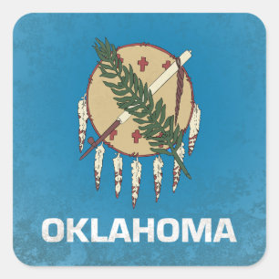 Oklahoma Square Sticker