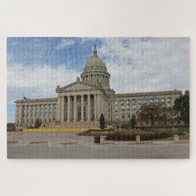 Oklahoma State Capitol Building Oklahoma City Jigsaw Puzzle (Horizontal)