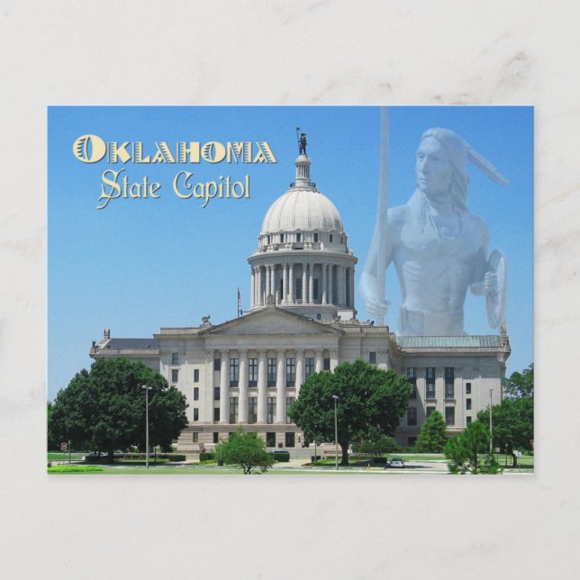 Oklahoma State Capitol, Oklahoma City Postcard (Front)