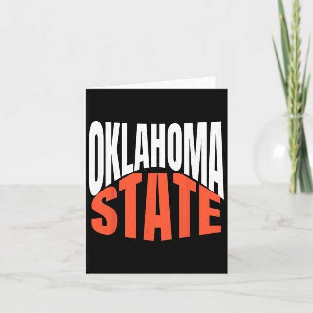 Oklahoma State  Card (Front)