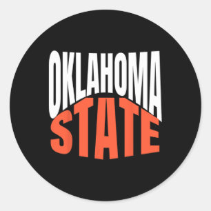 Oklahoma State  Classic Round Sticker