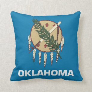 Oklahoma State Flag American MoJo Pillow