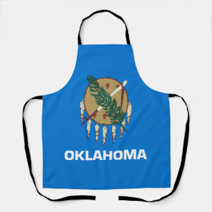 Oklahoma State Flag Apron