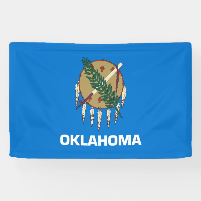 Oklahoma State Flag Banner (Horizontal)