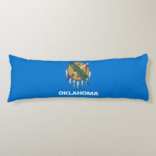 Oklahoma State Flag Body Pillow