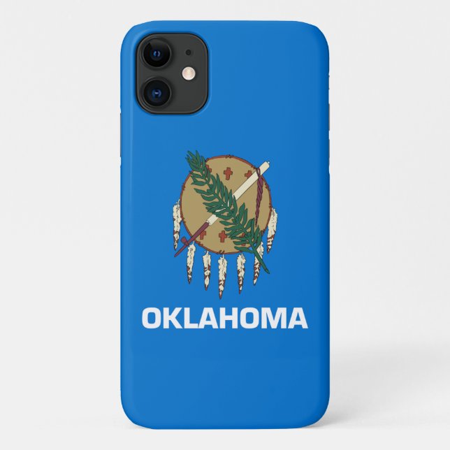 Oklahoma State Flag Case-Mate iPhone Case (Back)