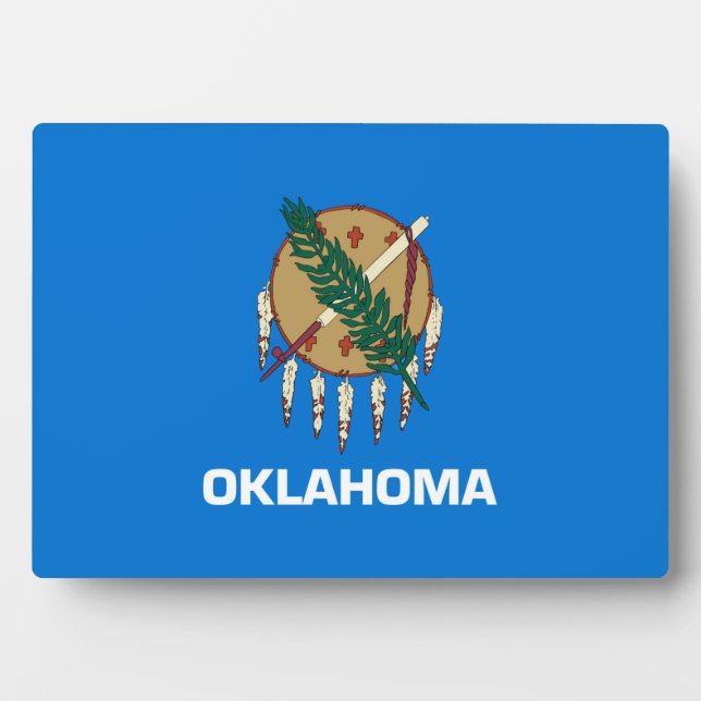 Oklahoma State Flag Design Plaque (Front)
